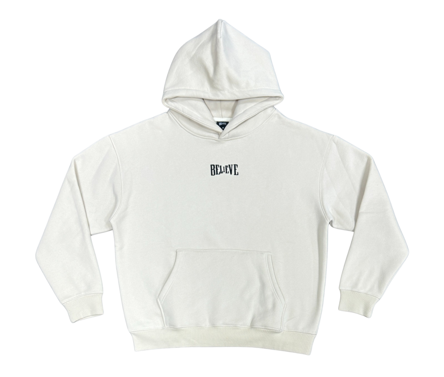 Believe Logo Oversized Hoodie