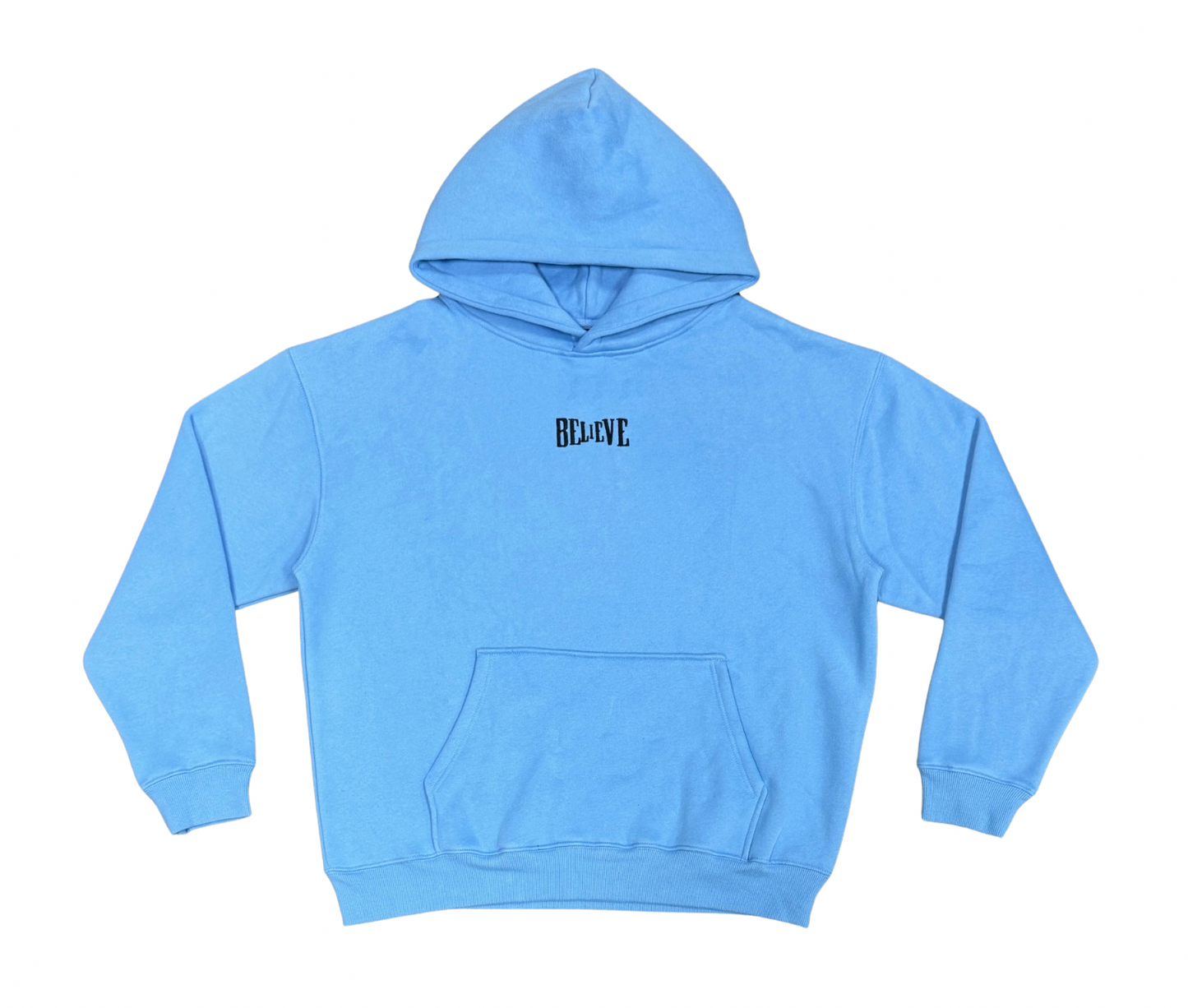 Believe Logo Oversized Hoodie