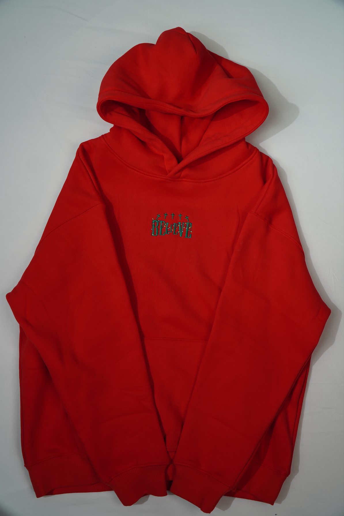 Womens Christmas Hoodies red - Believe Co