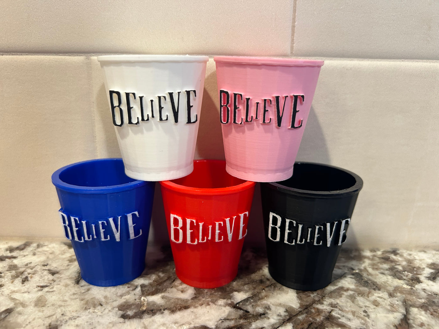 Believe shot glasses - Believe Co