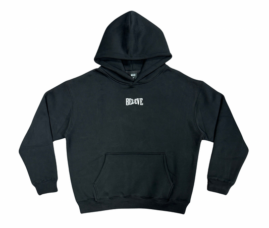 Believe Logo Oversized Hoodie