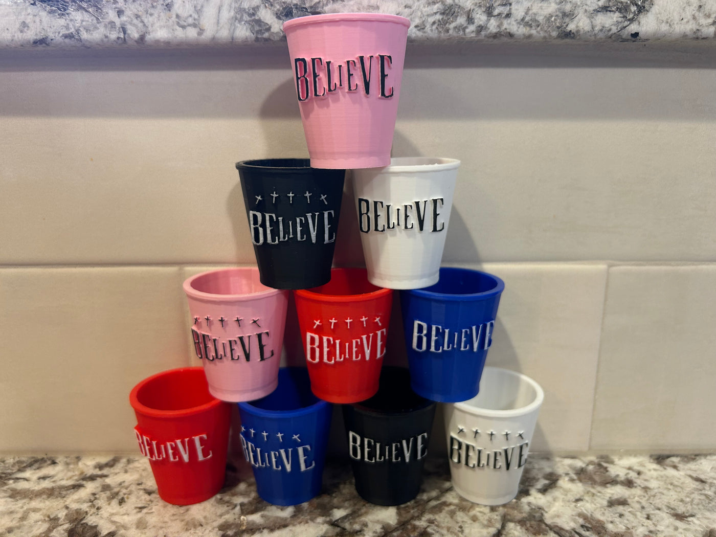 Believe shot glasses - Believe Co