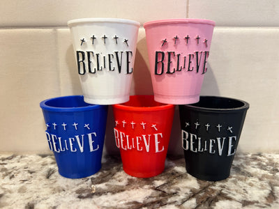 Believe shot glasses - Believe Co