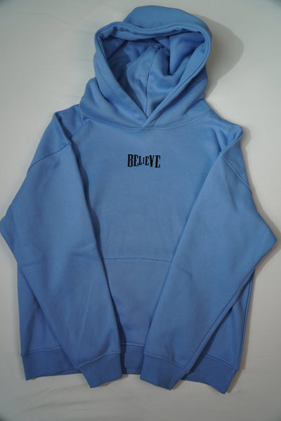 Believe Logo Oversized Hoodie