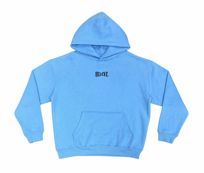 Believe Logo Oversized Hoodie