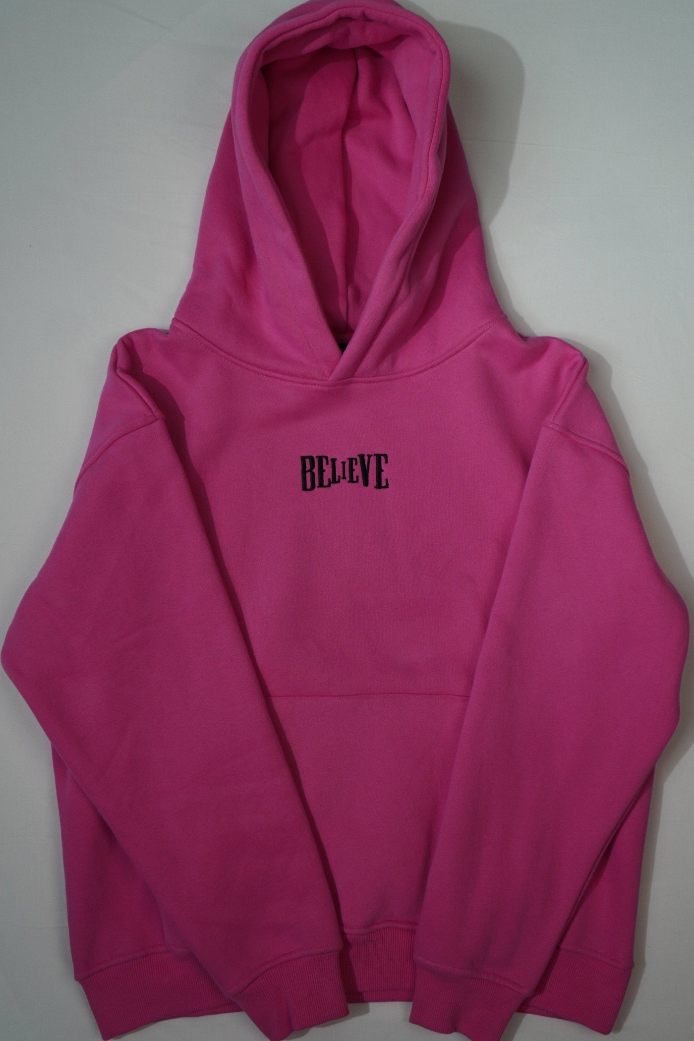 Believe Logo Oversized Hoodie