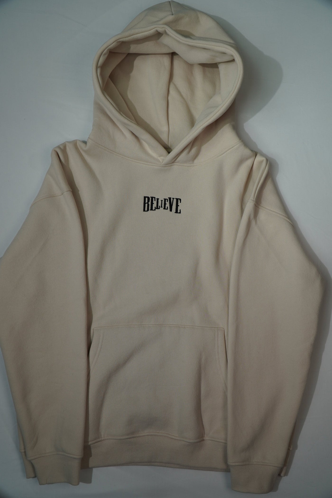 Believe Logo Oversized Hoodie