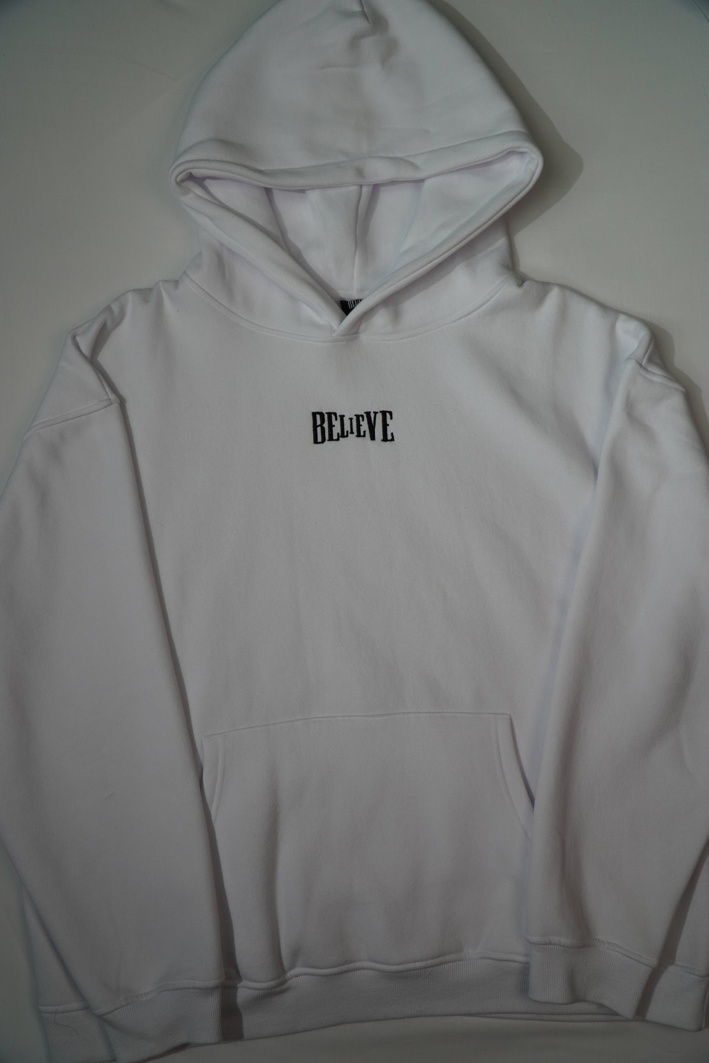 Believe Logo Oversized Hoodie