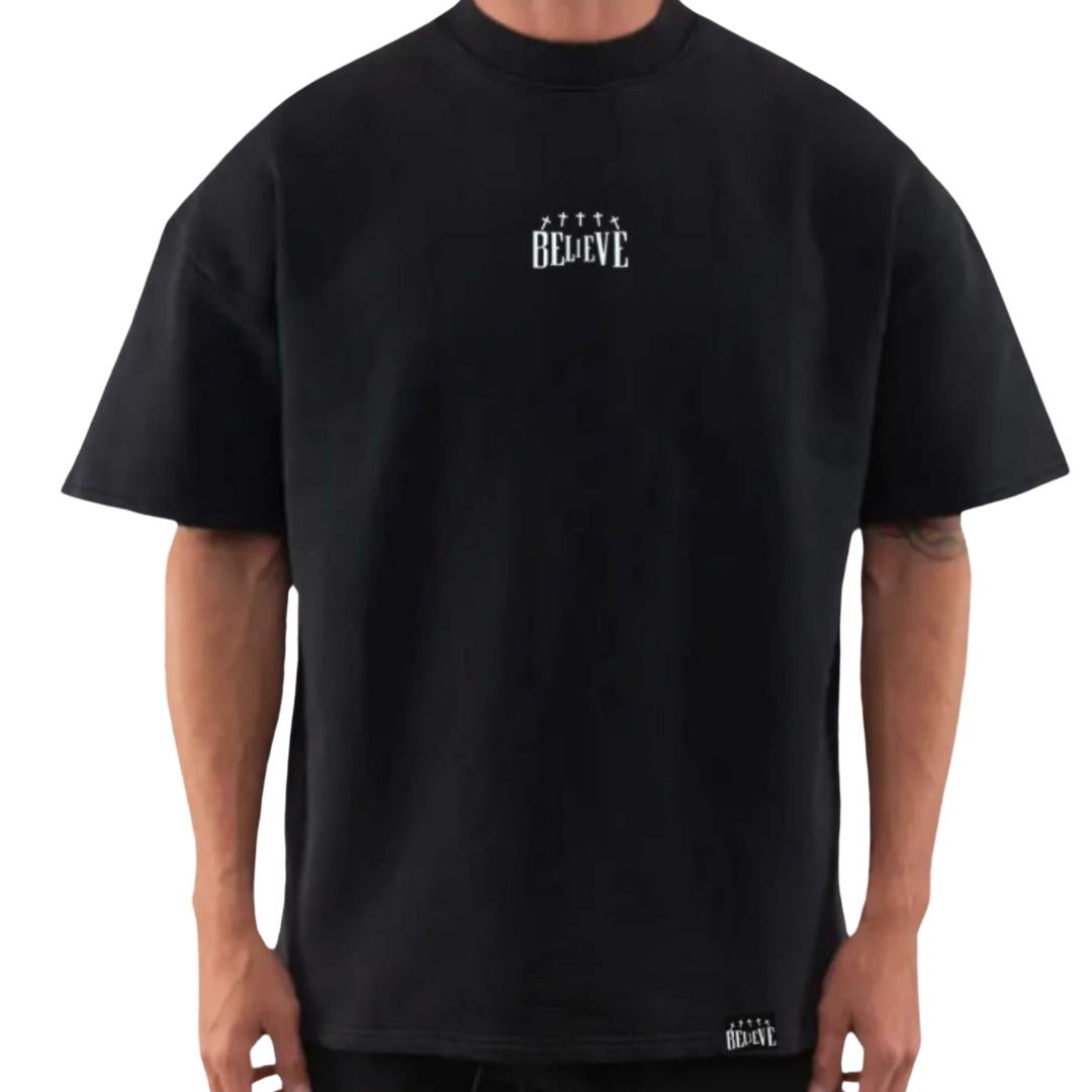 Believe Crosses Oversized T shirt – Believe Co